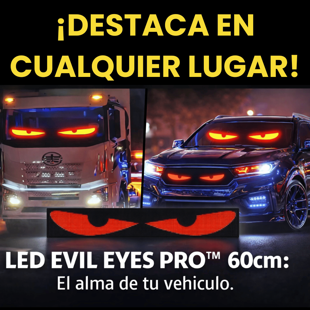 LED EVIL EYES PRO™  60cm: La Mirada que Impone Respeto en la Carretera