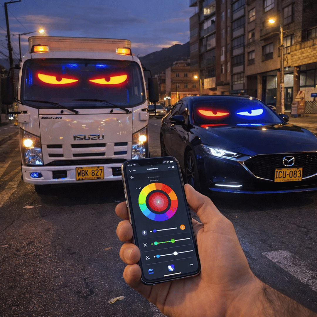 LED EVIL EYES PRO™  60cm: La Mirada que Impone Respeto en la Carretera