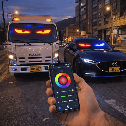 LED EVIL EYES PRO™  60cm: La Mirada que Impone Respeto en la Carretera