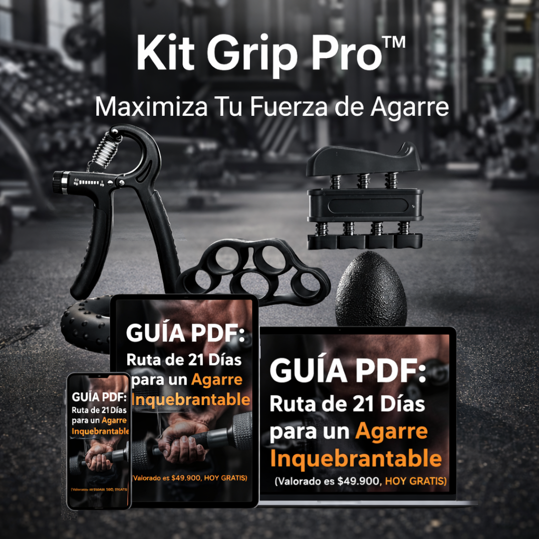 Kitgrip pro + GUÍA PDF: Ruta de 21 Días para un Agarre Inquebrantable 🎁
