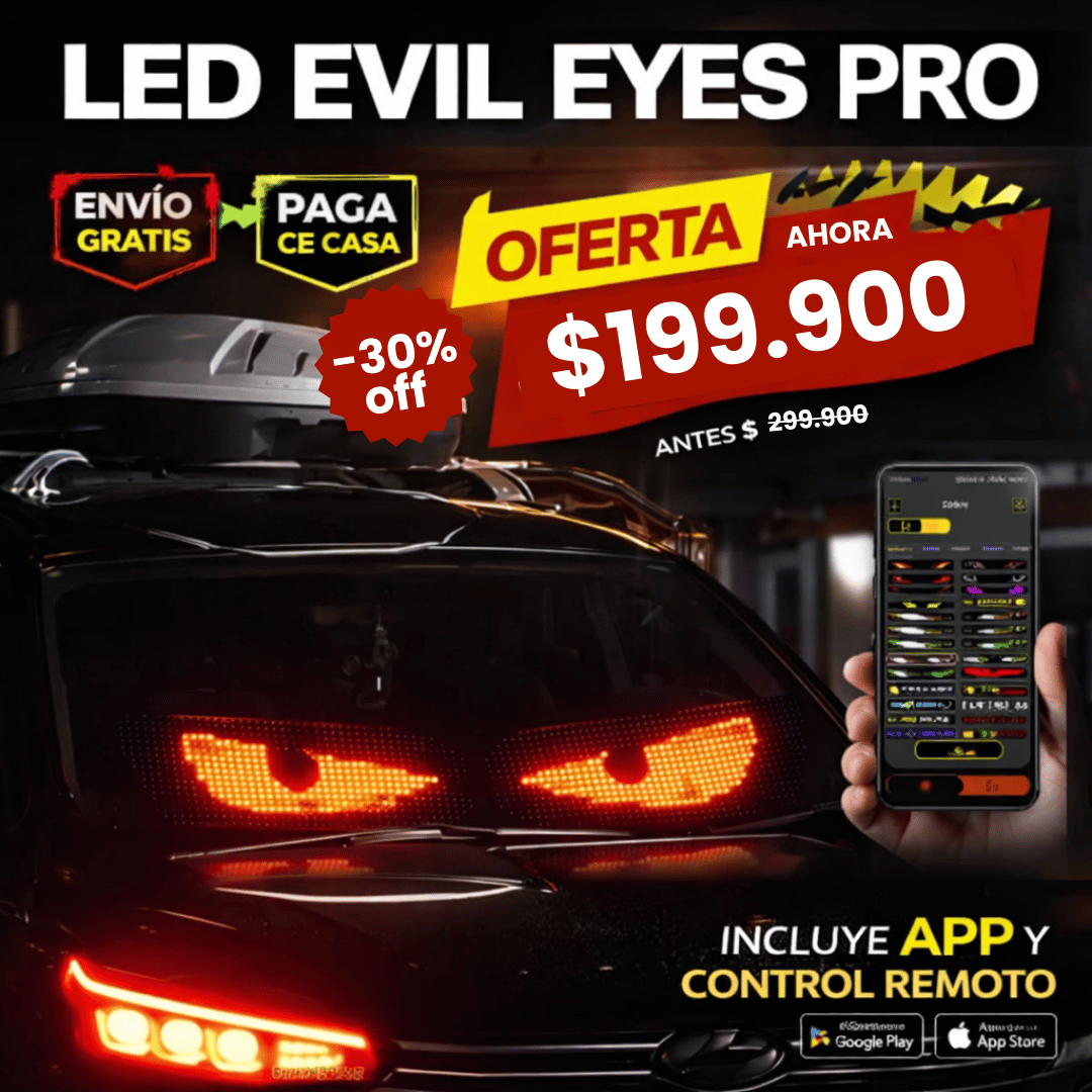 LED EVIL EYES PRO™  60cm: La Mirada que Impone Respeto en la Carretera
