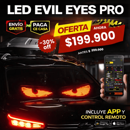 LED EVIL EYES PRO™  60cm: La Mirada que Impone Respeto en la Carretera