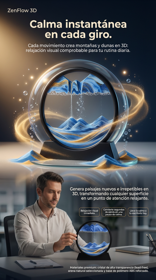 ZENFLOW 3D ESCULTURA RELAJANTE